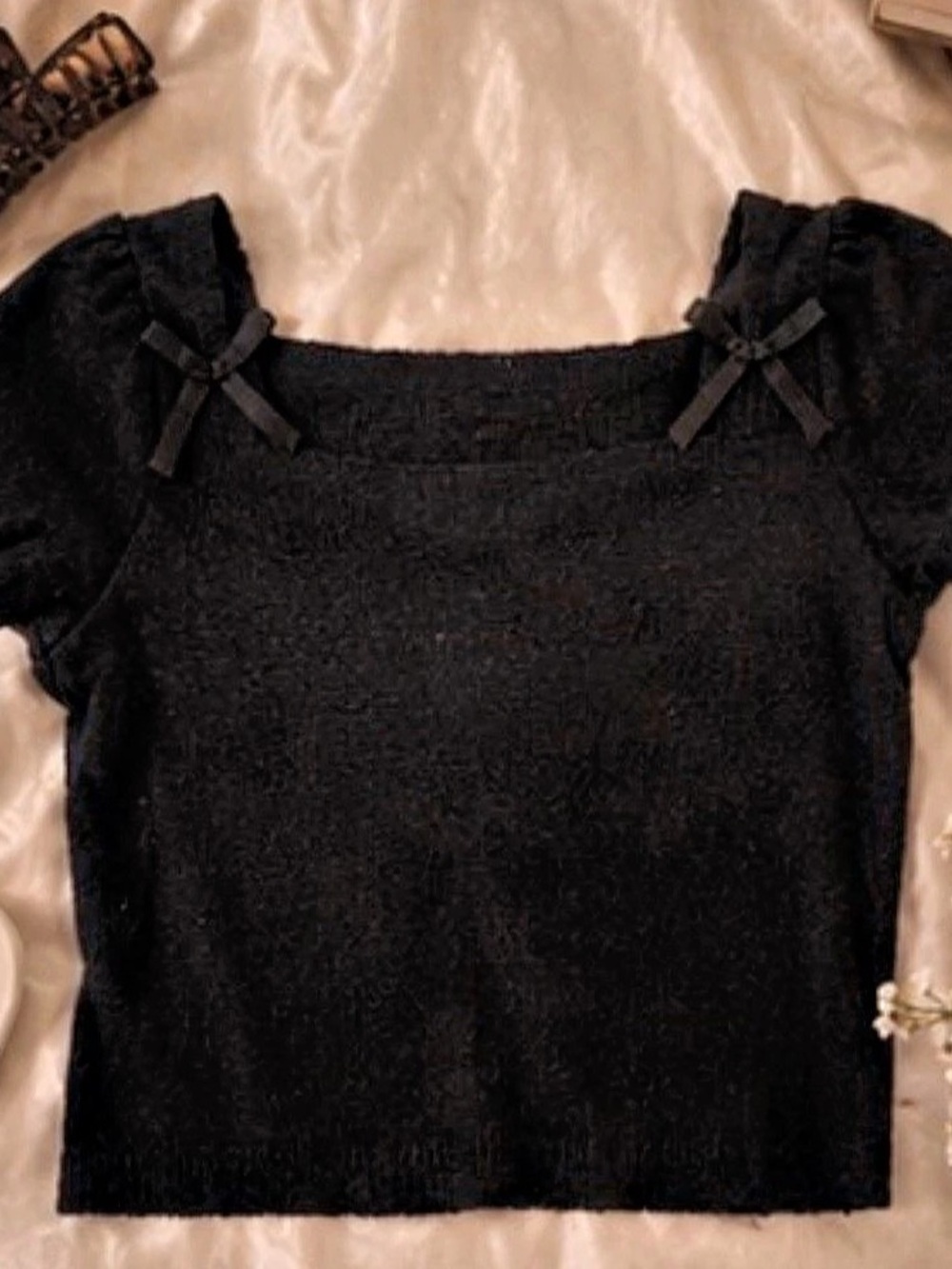 Black Short Sleeve Top Like New